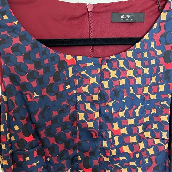 NWT ESPIRIT Geometric Shift Dress - Picture 4 of 10